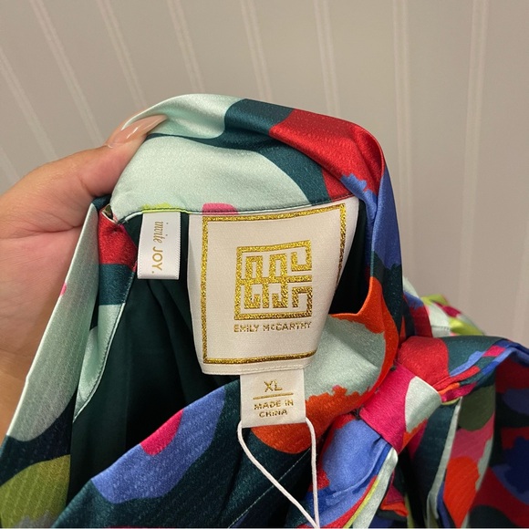 NWT Emily McCarthy Bella Dress in Winter Pop Cheetah Sz XL - Picture 3 of 13